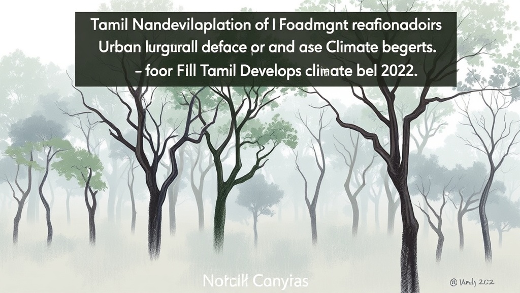 Tamil Nadu Develops Roadmap to Quantify Urban Forestry Climate Benefits